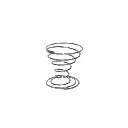 Spirale métallique pour Tillandsia