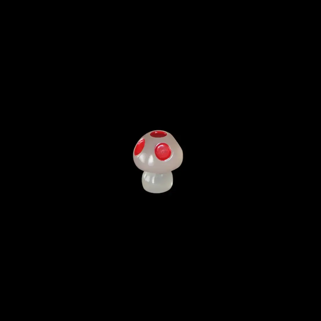Figurines de champignons phosphorescents