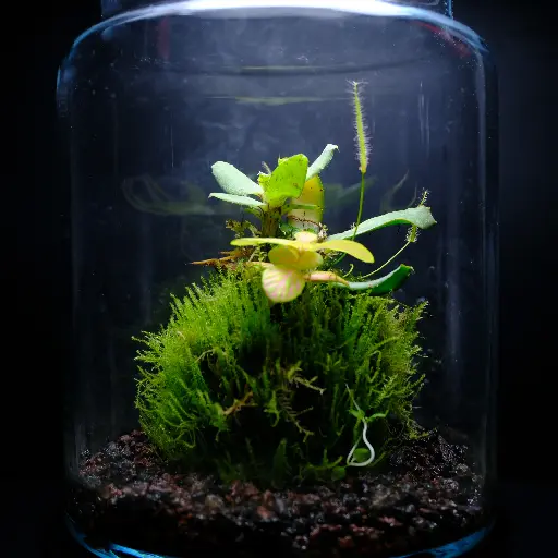Carnivores - Dama Drosera capensis alba, Fittonia & Neoregelia akeso