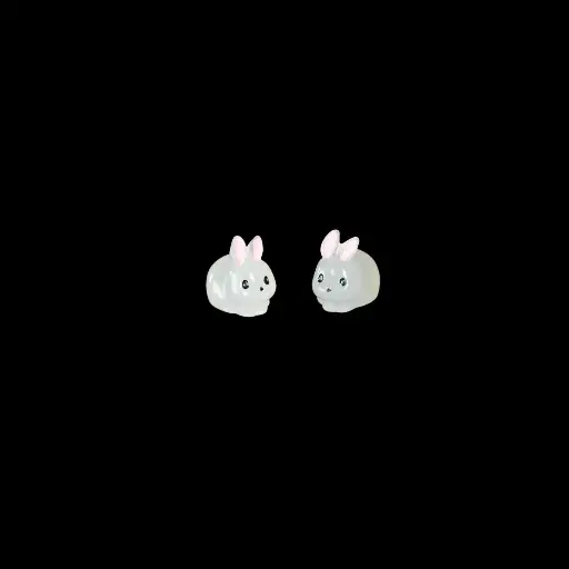 Figurine de lapin phosphorescent